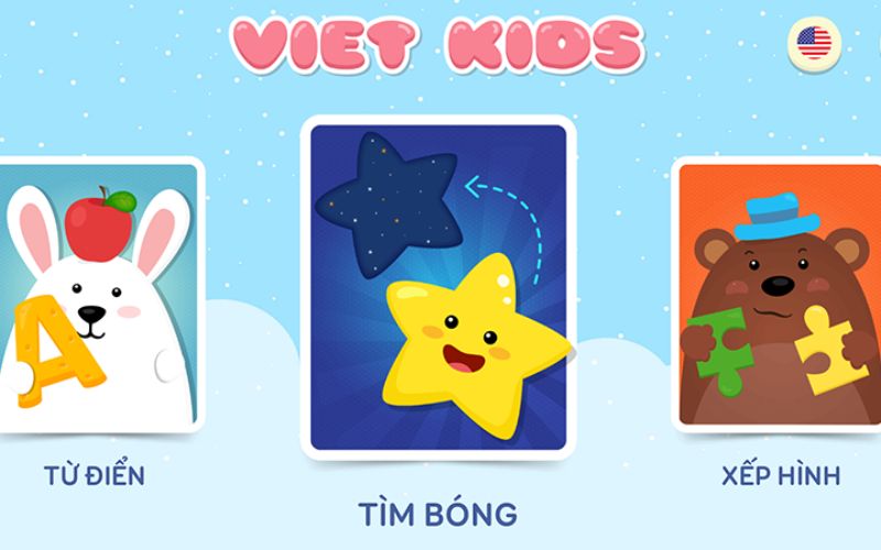Viet Kids game dành cho trẻ từ 2 đến 6 tuổi