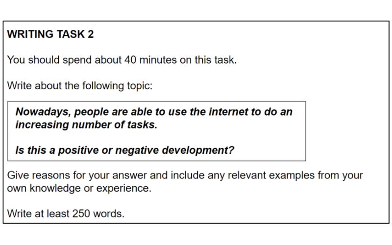  Sơ lược về IELTS Writing Task 2