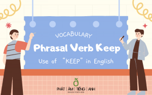 phrasal verb Keep