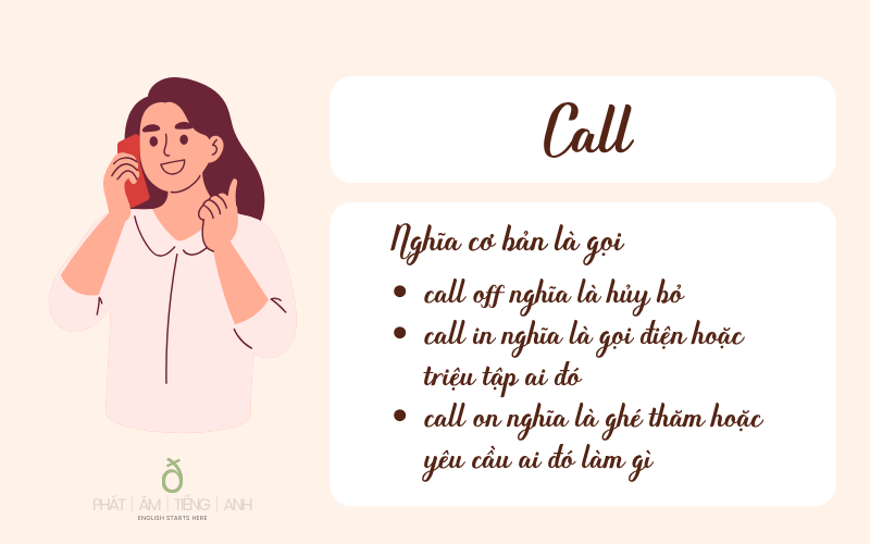 Chi tiết nghĩa từ Call là gì trong tiếng Anh?