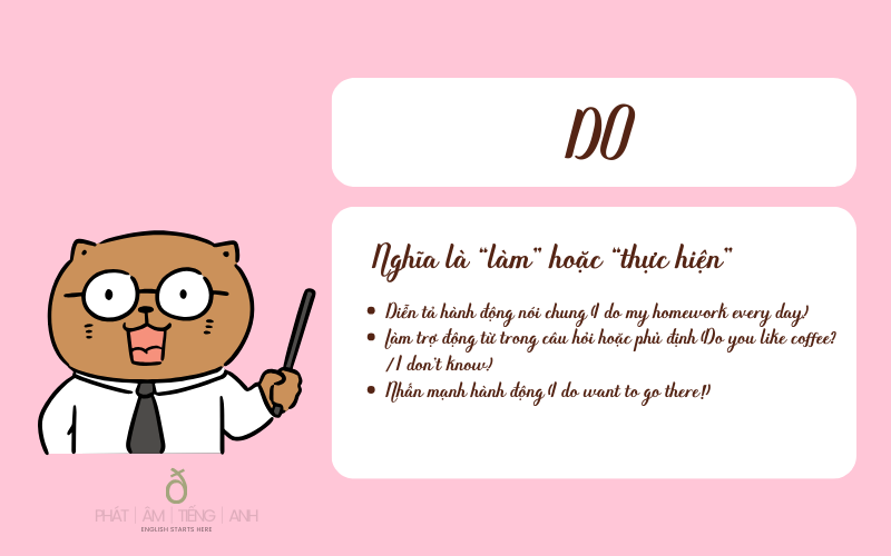 Từ "Do" trong tiếng Anh nghĩa là gì