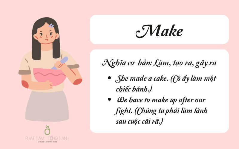Tìm hiểu Make là gì trong tiếng Anh